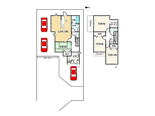 間取りを拡大表示