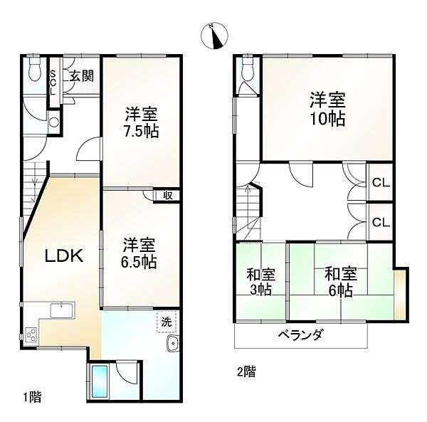 間取りを拡大表示