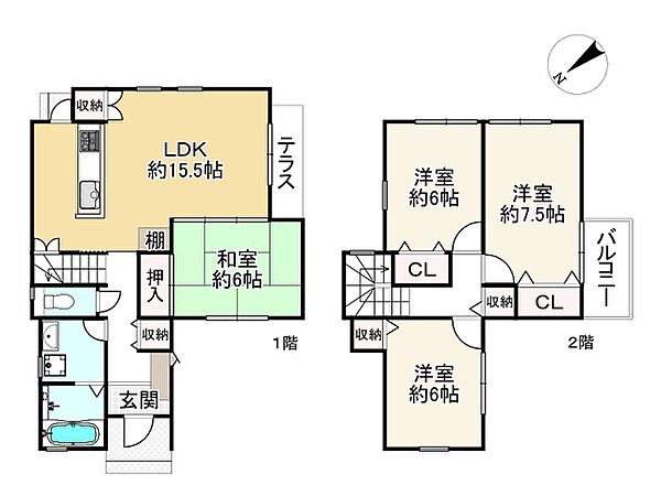 間取りを拡大表示