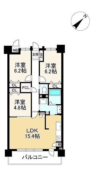 間取りを拡大表示