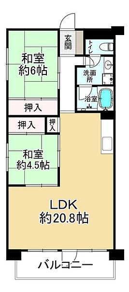 間取りを拡大表示