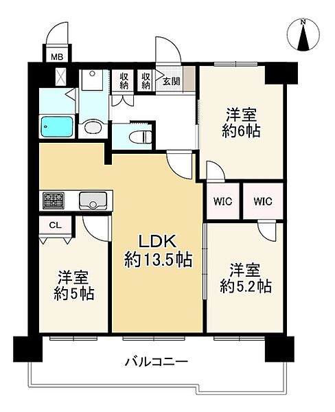 間取りを拡大表示
