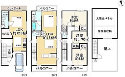 枚方市牧野阪1丁目 中古戸建