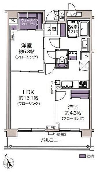 間取りを拡大表示