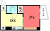 洛東マンション4階5.0万円