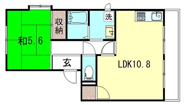 メゾンマキ 101｜京都府京都市左京区岩倉花園町(賃貸アパート1LDK・1階・39.00㎡)の写真 その2