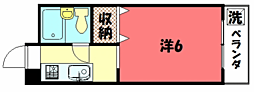 間取図画像 1K