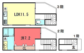 De machi maison N2 ｜ 京都府京都市左京区田中関田町46-1,62-3（賃貸アパート1LDK・2階・60.62㎡） その2