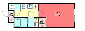 アトラス一乗寺 102 ｜ 京都府京都市左京区一乗寺大原田町20（賃貸マンション1K・1階・25.68㎡） その2