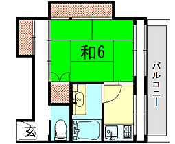 おおきに百万遍サニーアパートメント 109 ｜ 京都府京都市左京区田中大堰町212（賃貸マンション1K・1階・17.70㎡） その2