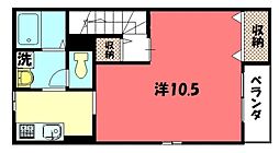 ディアコート一乗寺 1Kの間取図画像