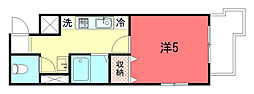 マ・メゾン 1Kの間取図画像