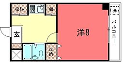 ラモヴェール大塚 1Kの間取図画像
