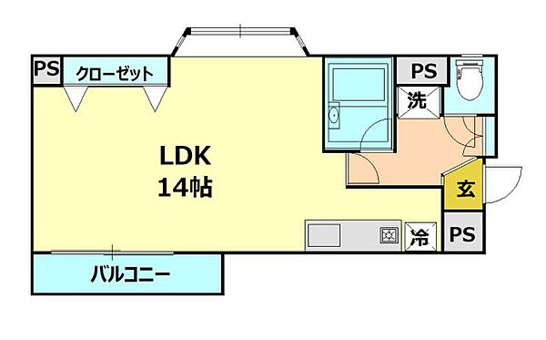 ルポー広小路 501｜石川県金沢市野町２丁目(賃貸マンション1R・5階・31.79㎡)の写真 その2