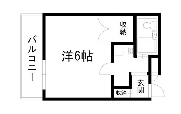 ルビナス竹澤 ｜京都府京都市中京区西ノ京中保町(賃貸マンション1K・2階・18.12㎡)の写真 その2