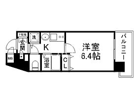 プレサンス京都駅前千都  ｜ 京都府京都市南区東九条南山王町（賃貸マンション1K・4階・21.84㎡） その2