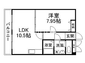 グラフィーネ槇島  ｜ 京都府宇治市槇島町南落合（賃貸マンション1LDK・1階・43.68㎡） その2