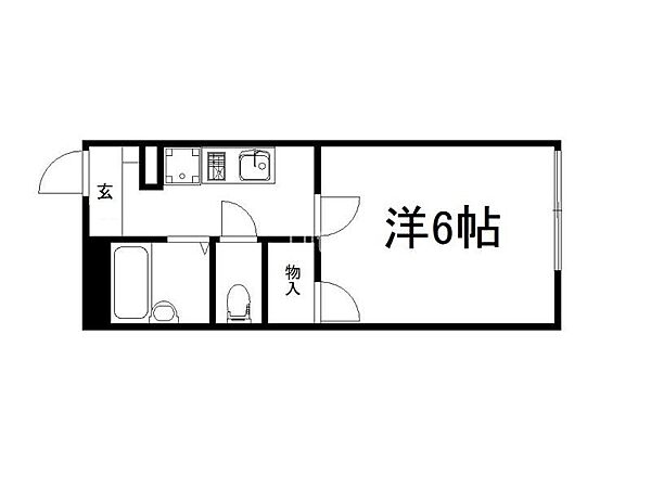 レオパレス田中殿 ｜京都府京都市伏見区竹田田中殿町(賃貸アパート1K・2階・22.35㎡)の写真 その2