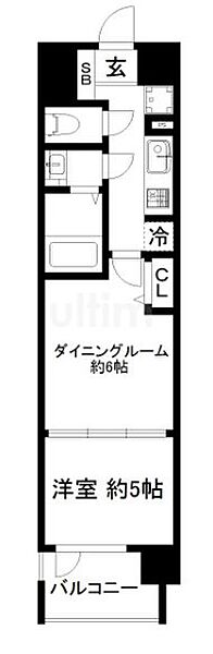 ファーストフィオーレ京都西京極 ｜京都府京都市右京区西京極浜ノ本町(賃貸マンション1DK・7階・31.50㎡)の写真 その2