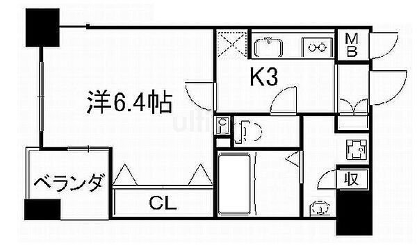 グラマシー京都 ｜京都府京都市下京区南不動堂町(賃貸マンション1K・7階・26.67㎡)の写真 その2