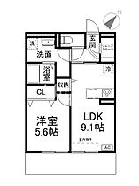 フロレゾン醍醐  ｜ 京都府京都市伏見区醍醐槇ノ内町（賃貸アパート1LDK・3階・40.08㎡） その2