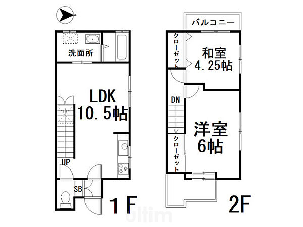 久世大藪町貸家 ｜京都府京都市南区久世大薮町(賃貸一戸建2LDK・--・49.59㎡)の写真 その2