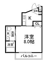 GRANDCASA OYAKE  ｜ 京都府京都市山科区大宅古海道町（賃貸アパート1K・2階・19.67㎡） その2