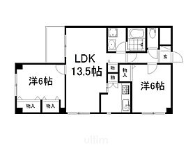 シンフォニー桃山紺屋町  ｜ 京都府京都市伏見区紺屋町（賃貸マンション2LDK・1階・57.00㎡） その2