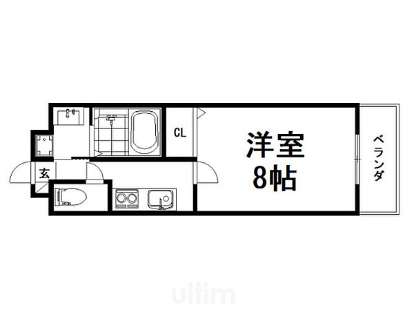 サクシード伏見駅南 ｜京都府京都市伏見区菱屋町(賃貸マンション1K・4階・24.94㎡)の写真 その2