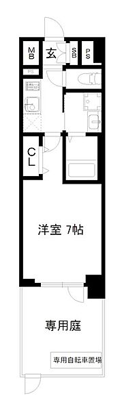 ベラジオ雅び烏丸十条 ｜京都府京都市南区東九条南河辺町(賃貸マンション1K・1階・24.19㎡)の写真 その2