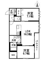 HABITER 御所西  ｜ 京都府京都市上京区茶屋町（賃貸マンション2LDK・2階・66.92㎡） その2