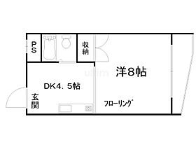 エスポワール田中壱番館  ｜ 京都府京都市南区西九条針小路町（賃貸マンション1DK・2階・24.80㎡） その2