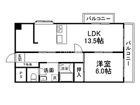 プラムタウン　イマイ  ｜ 京都府京都市右京区太秦京ノ道町（賃貸マンション1LDK・2階・49.50㎡） その2