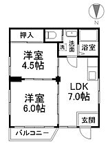 ソーレIV  ｜ 京都府京都市右京区嵯峨野有栖川町（賃貸マンション2LDK・3階・39.33㎡） その2