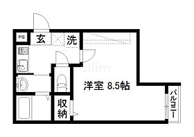 パークサイド梅小路  ｜ 京都府京都市下京区花畑町（賃貸マンション1K・2階・23.70㎡） その2