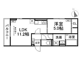 D-ROOM深草小久保町B  ｜ 京都府京都市伏見区深草小久保町（賃貸アパート1LDK・3階・41.70㎡） その2