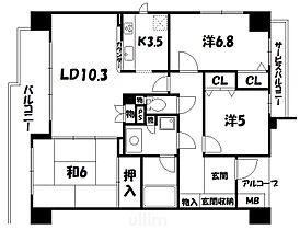 グラン・コート烏丸五条  ｜ 京都府京都市下京区福島町（賃貸マンション3LDK・5階・72.67㎡） その2