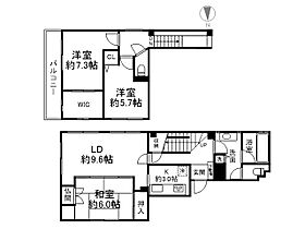 コーポADVANCE  ｜ 京都府京都市伏見区深草秡川町（賃貸マンション3LDK・2階・88.00㎡） その2