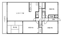グランドール広野 4LDKの間取図画像