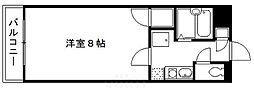夢見坂・マンション 1Kの間取図画像