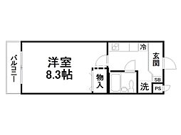 吉祥院ヴィラ 3階/-