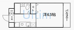 セントエミリオン下鳥羽 1Kの間取図画像