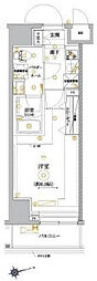 RELUXIA墨田八広 4階1Kの間取り