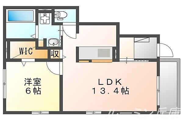 リヴェール西脇 104｜兵庫県西脇市西脇(賃貸アパート1LDK・1階・48.78㎡)の写真 その2