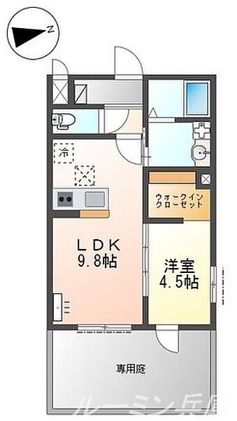 仮　小野市天神町新築アパート 101｜兵庫県小野市天神町(賃貸アパート1LDK・1階・36.00㎡)の写真 その2