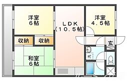 ロストフ'88 3LDKの間取図画像