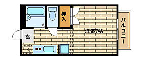 兵庫県神戸市東灘区御影郡家１丁目（賃貸アパート1K・1階・23.18㎡） その2