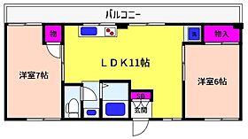 兵庫県神戸市東灘区住吉東町１丁目（賃貸マンション2LDK・1階・48.60㎡） その2