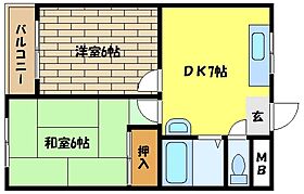 兵庫県神戸市東灘区深江南町４丁目（賃貸マンション2DK・3階・40.00㎡） その2