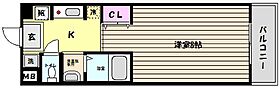 兵庫県神戸市東灘区魚崎南町３丁目（賃貸マンション1K・3階・25.60㎡） その2